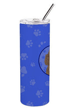 Load image into Gallery viewer, Poodle Standard Brown  Stainless Steel 20 oz Skinny Tumbler