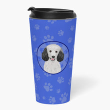 Load image into Gallery viewer, Poodle Standard Silver  Stainless Steel 16 oz  Tumbler