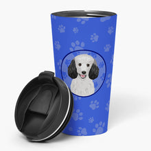 Load image into Gallery viewer, Poodle Standard Silver  Stainless Steel 16 oz  Tumbler