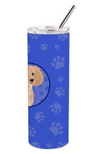 Load image into Gallery viewer, Poodle Toy Apricot #1  Stainless Steel 20 oz Skinny Tumbler