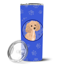 Load image into Gallery viewer, Poodle Toy Apricot #1  Stainless Steel 20 oz Skinny Tumbler