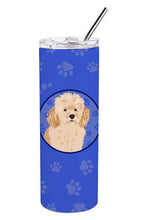 Load image into Gallery viewer, Poodle Toy Apricot #2  Stainless Steel 20 oz Skinny Tumbler