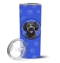 Load image into Gallery viewer, Poodle Toy Grey  Stainless Steel 20 oz Skinny Tumbler