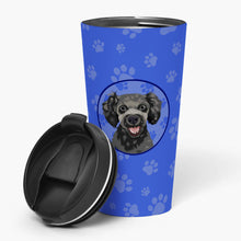 Load image into Gallery viewer, Poodle Toy Grey  Stainless Steel 16 oz  Tumbler