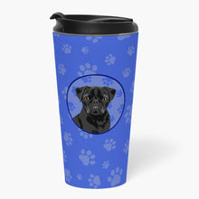 Load image into Gallery viewer, Pug Black #2  Stainless Steel 16 oz  Tumbler