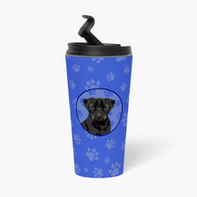 Load image into Gallery viewer, Pug Black #2  Stainless Steel 16 oz  Tumbler