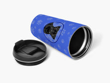 Load image into Gallery viewer, Pug Black #2  Stainless Steel 16 oz  Tumbler