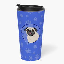 Load image into Gallery viewer, Pug Fawn #2  Stainless Steel 16 oz  Tumbler