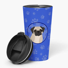 Load image into Gallery viewer, Pug Fawn #3  Stainless Steel 16 oz  Tumbler