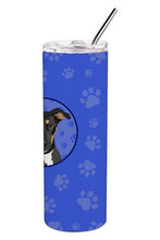 Load image into Gallery viewer, Rottweiler Black and Tan #6  Stainless Steel 20 oz Skinny Tumbler