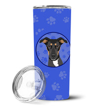 Load image into Gallery viewer, Rottweiler Black and Tan #6  Stainless Steel 20 oz Skinny Tumbler