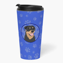 Load image into Gallery viewer, Rottweiler Black and Tan #7  Stainless Steel 16 oz  Tumbler
