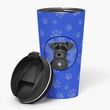 Load image into Gallery viewer, Schnauzer Black #1  Stainless Steel 16 oz  Tumbler