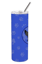 Load image into Gallery viewer, Schnauzer Black #2  Stainless Steel 20 oz Skinny Tumbler