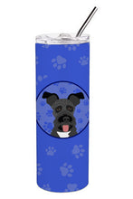 Load image into Gallery viewer, Schnauzer Black #3  Stainless Steel 20 oz Skinny Tumbler