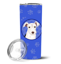Load image into Gallery viewer, Schnauzer Parti  Stainless Steel 20 oz Skinny Tumbler