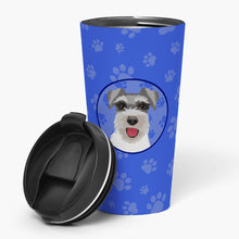 Load image into Gallery viewer, Schnauzer Salt and Pepper #3  Stainless Steel 16 oz  Tumbler
