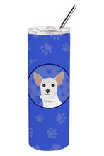Load image into Gallery viewer, Schnauzer White #2  Stainless Steel 20 oz Skinny Tumbler