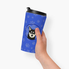 Load image into Gallery viewer, Shiba Inu Husky Mix  Stainless Steel 16 oz  Tumbler