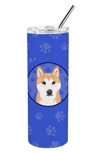 Load image into Gallery viewer, Shiba Inu Red #1  Stainless Steel 20 oz Skinny Tumbler