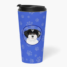 Load image into Gallery viewer, Shih-Tzu Black and White #4  Stainless Steel 16 oz  Tumbler