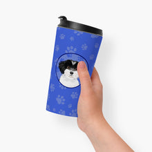 Load image into Gallery viewer, Shih-Tzu Black and White #4  Stainless Steel 16 oz  Tumbler