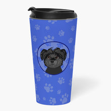 Load image into Gallery viewer, Shih-Tzu Black  Stainless Steel 16 oz  Tumbler