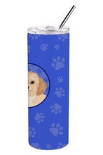 Load image into Gallery viewer, Shih-Tzu Gold #1  Stainless Steel 20 oz Skinny Tumbler