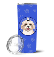 Load image into Gallery viewer, Shih-Tzu Gold #2  Stainless Steel 20 oz Skinny Tumbler