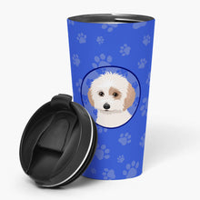 Load image into Gallery viewer, Shih-Tzu White and Red  Stainless Steel 16 oz  Tumbler
