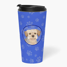 Load image into Gallery viewer, Yorkie Blue and Tan #1  Stainless Steel 16 oz  Tumbler