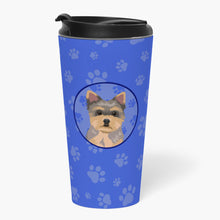 Load image into Gallery viewer, Yorkie Chocolate Puppy  Stainless Steel 16 oz  Tumbler