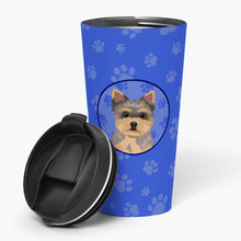 Load image into Gallery viewer, Yorkie Chocolate Puppy  Stainless Steel 16 oz  Tumbler