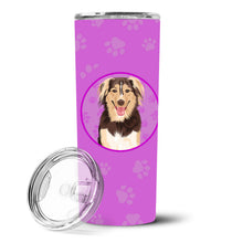 Load image into Gallery viewer, Australian Shepherd Red Tricolor #3 Stainless Steel 20 oz Skinny Tumbler