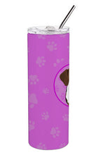 Load image into Gallery viewer, Beagle Tricolor Red Ticked #3 Stainless Steel 20 oz Skinny Tumbler