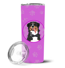 Load image into Gallery viewer, Bernese Mountain Dog #1 Stainless Steel 20 oz Skinny Tumbler