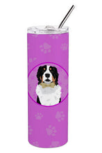 Load image into Gallery viewer, Bernese Mountain Dog #2 Stainless Steel 20 oz Skinny Tumbler