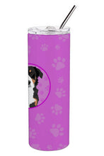 Load image into Gallery viewer, Bernese Mountain Dog Puppy #2 Stainless Steel 20 oz Skinny Tumbler