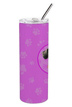 Load image into Gallery viewer, Chihuahua Black and Tan #4 Stainless Steel 20 oz Skinny Tumbler