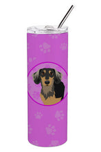 Load image into Gallery viewer, Chihuahua Black and Tan #4 Stainless Steel 20 oz Skinny Tumbler