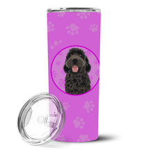 Load image into Gallery viewer, Doodle Black #1 Stainless Steel 20 oz Skinny Tumbler