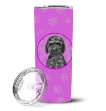 Load image into Gallery viewer, Doodle Black #2 Stainless Steel 20 oz Skinny Tumbler