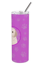 Load image into Gallery viewer, Doodle Cream #1 Stainless Steel 20 oz Skinny Tumbler
