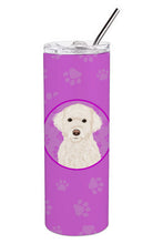 Load image into Gallery viewer, Doodle Cream #2 Stainless Steel 20 oz Skinny Tumbler