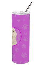 Load image into Gallery viewer, Doodle Cream #5 Stainless Steel 20 oz Skinny Tumbler