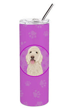 Load image into Gallery viewer, Doodle Cream #5 Stainless Steel 20 oz Skinny Tumbler