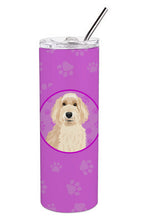 Load image into Gallery viewer, Doodle Fawn #2 Stainless Steel 20 oz Skinny Tumbler