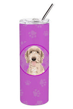 Load image into Gallery viewer, Doodle Fawn #5 Stainless Steel 20 oz Skinny Tumbler