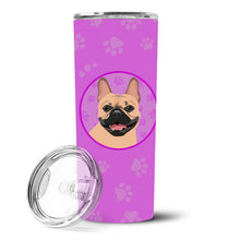 Load image into Gallery viewer, French Bulldog Fawn #2 Stainless Steel 20 oz Skinny Tumbler