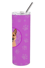 Load image into Gallery viewer, German Shepherd Black and Tan #1 Stainless Steel 20 oz Skinny Tumbler